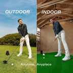 SC4 PRO Golf Launch Monitor & 3D Driving Range Simulator for Indoor and Outdoor Use | Portable Golf Swing Analyzer & Golf Tracker with Built-In Screen | No Fees