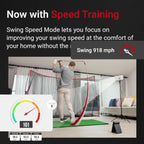 SC4 PRO Golf Launch Monitor & 3D Driving Range Simulator for Indoor and Outdoor Use | Portable Golf Swing Analyzer & Golf Tracker with Built-In Screen | No Fees
